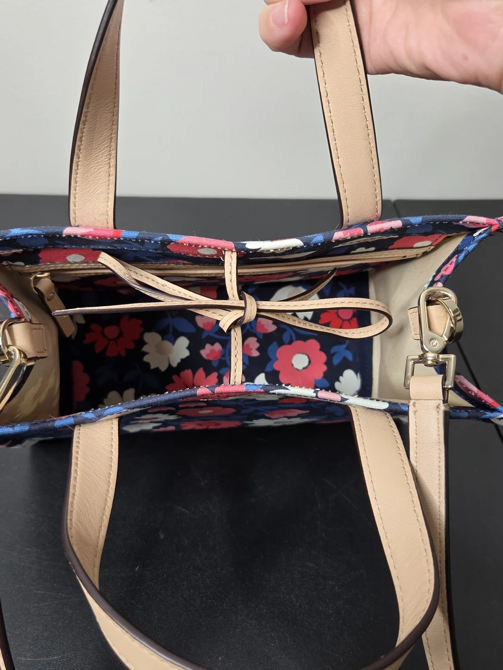 Kate Spade 25th Anniversary Sam Washington Square Small Floral Fabric Tote